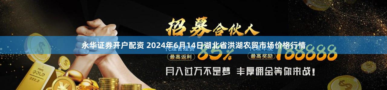 永华证券开户配资 2024年6月14日湖北省洪湖农贸市场价格行情
